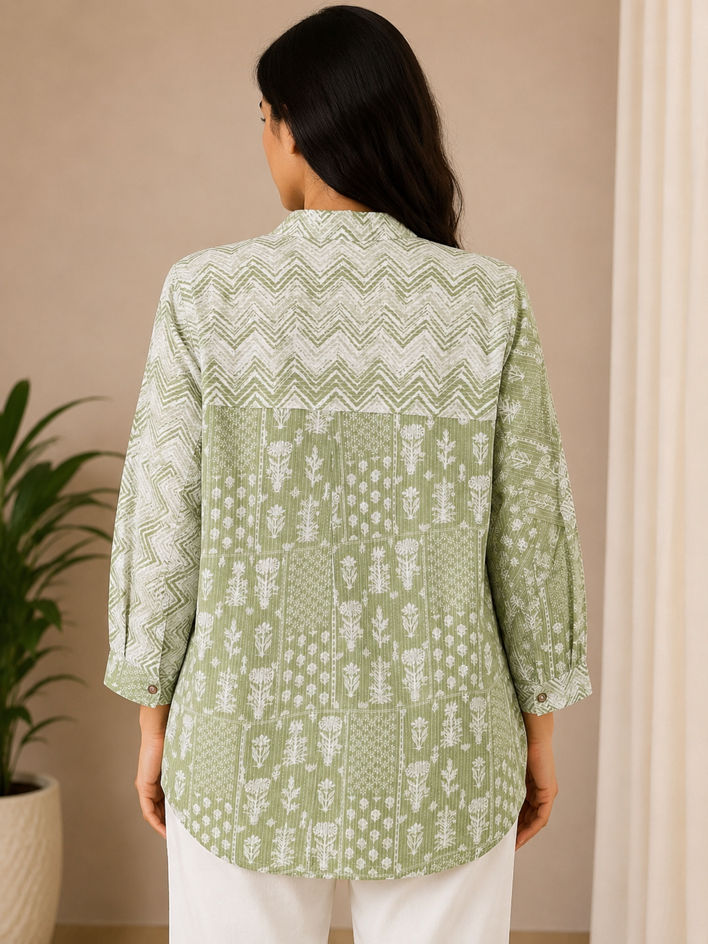 Dual look Jaipuri Shirt