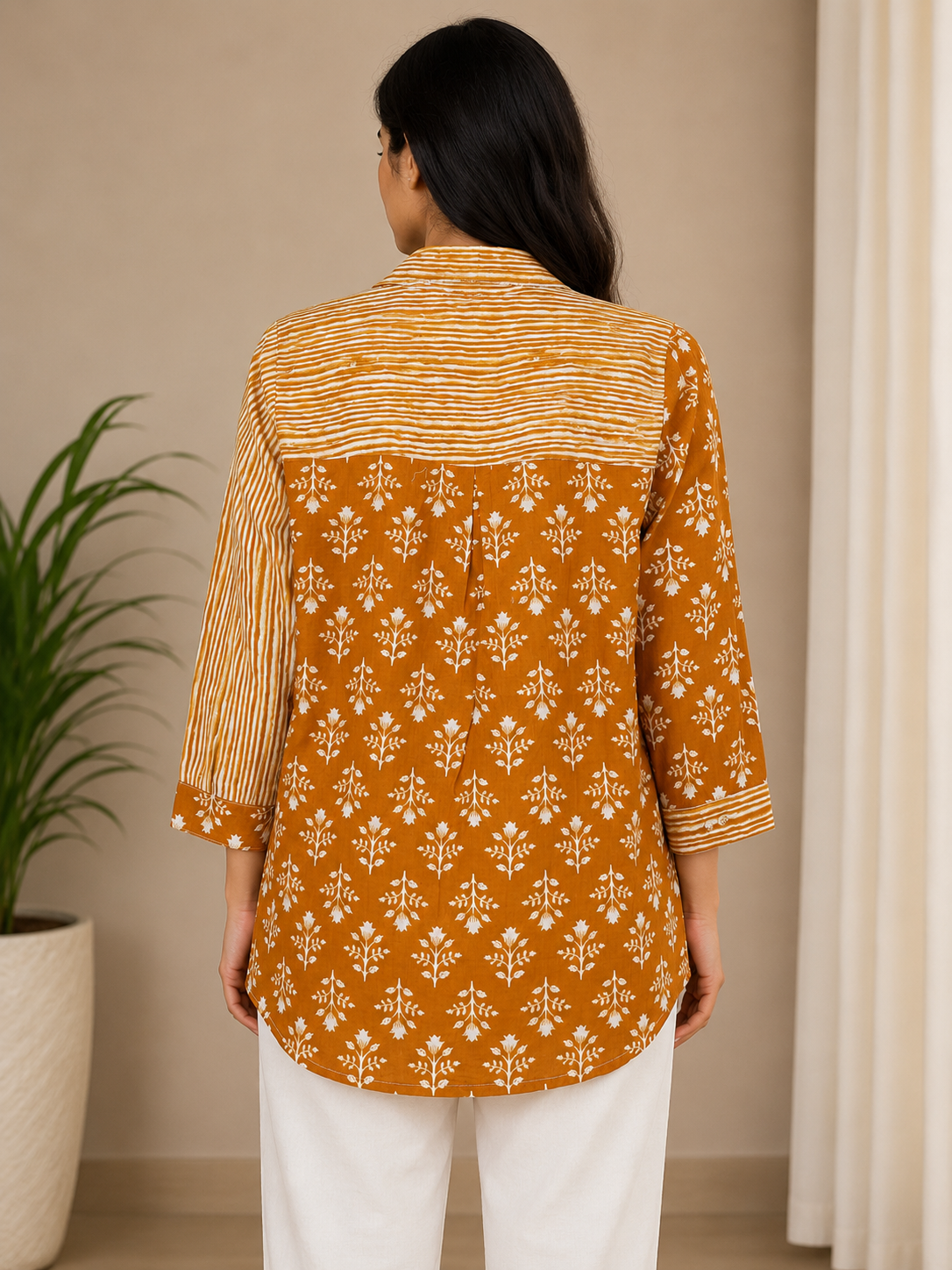 Dual look Jaipuri Shirt