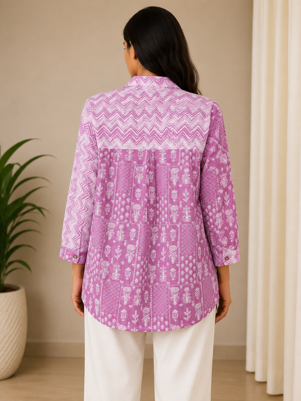 Dual look Jaipuri Shirt