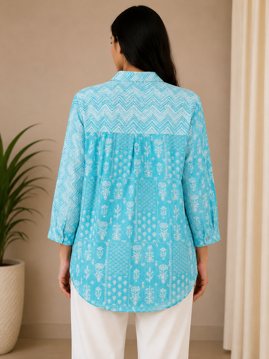 Dual look Jaipuri Shirt