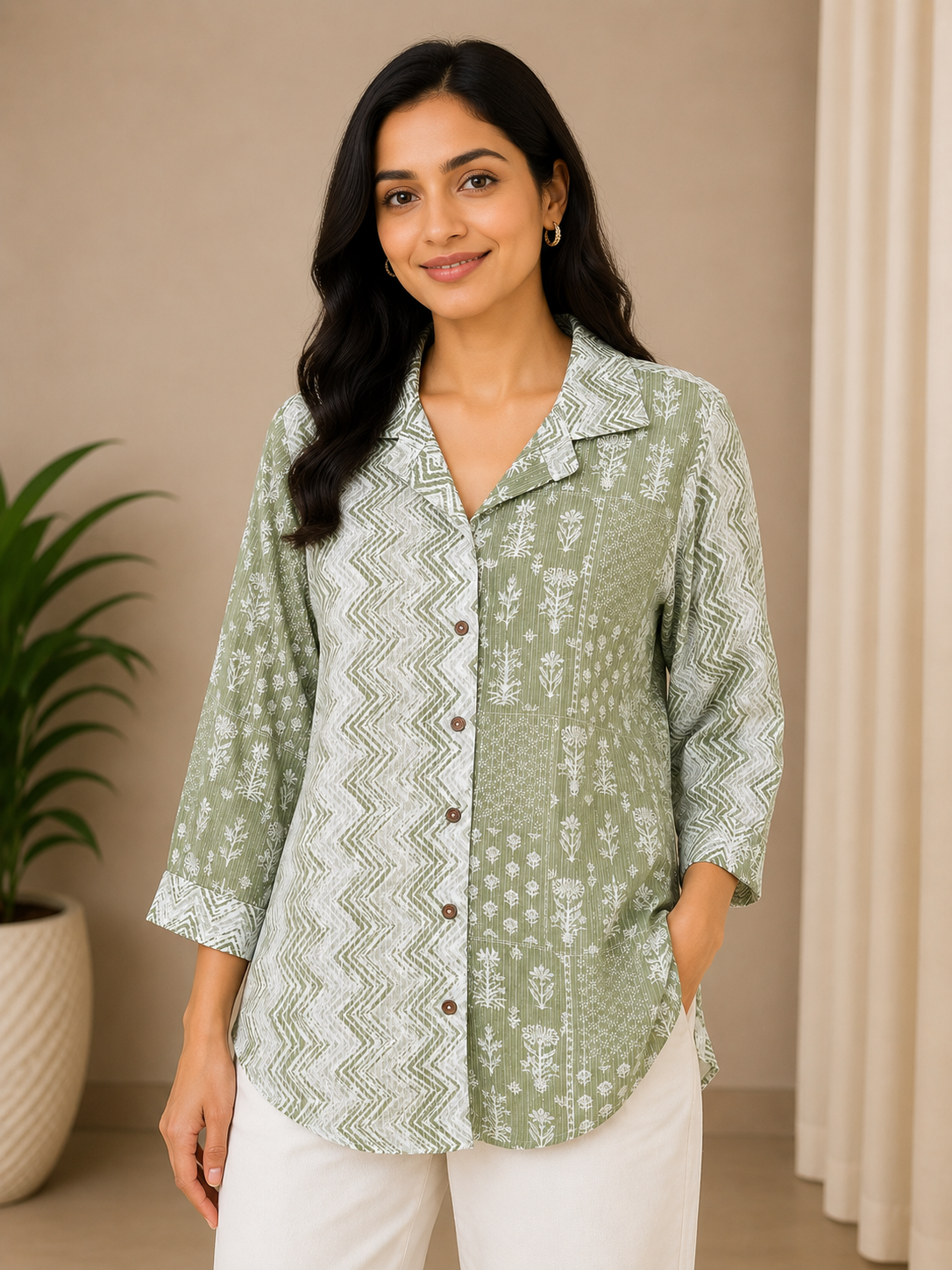 Dual look Jaipuri Shirt
