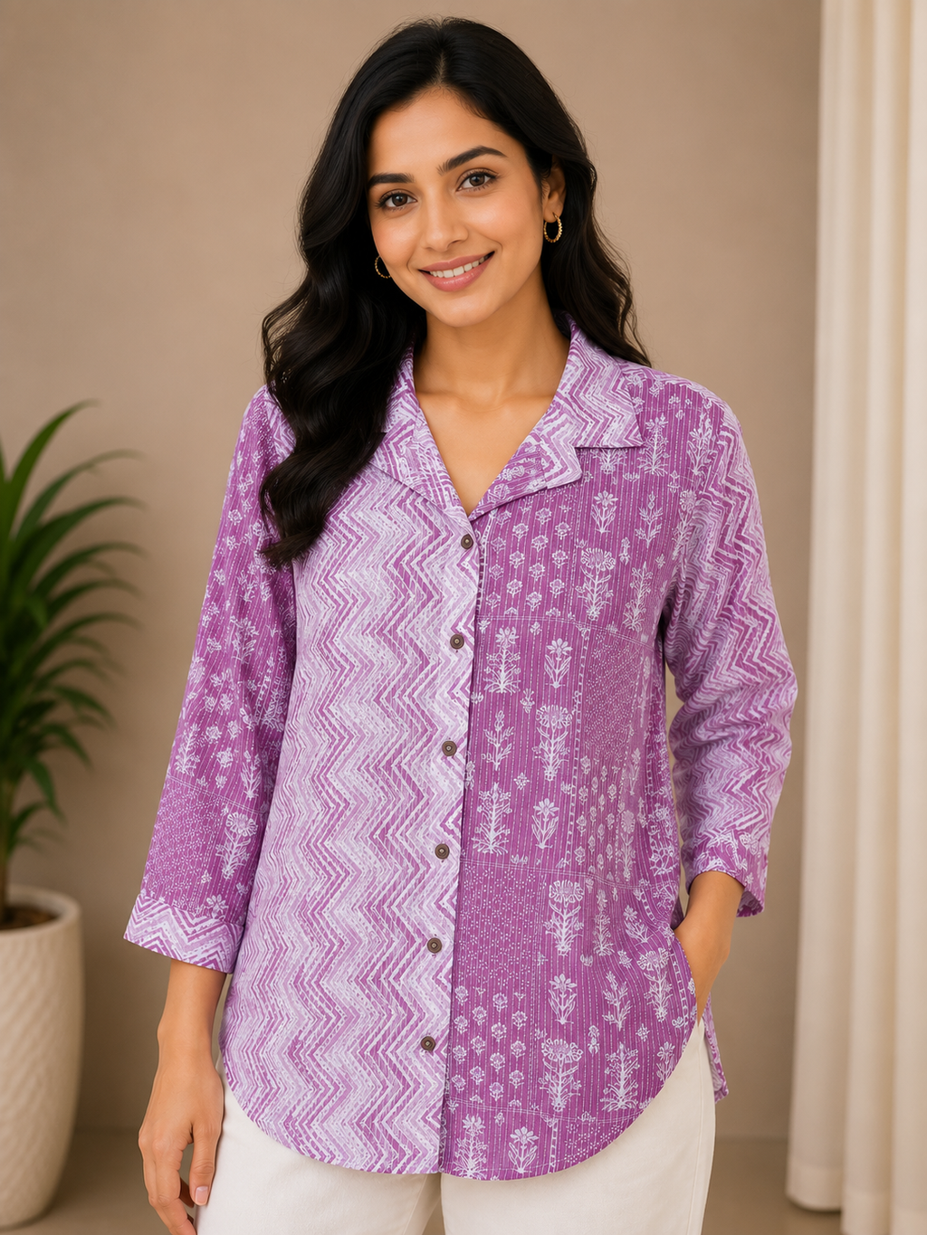 Dual look Jaipuri Shirt