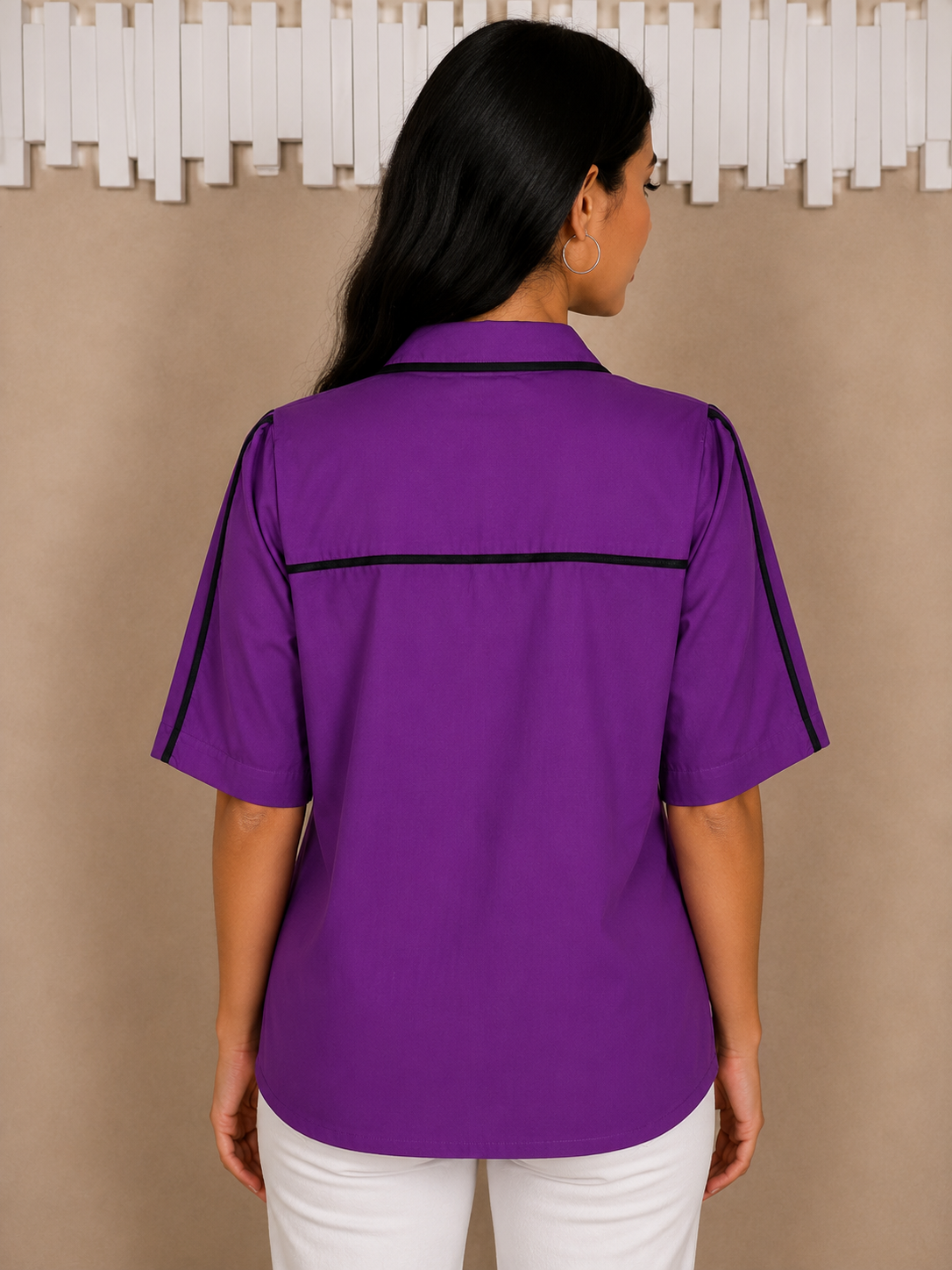 Pleated shirt
