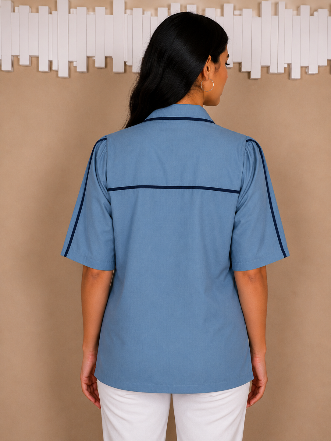 Pleated shirt