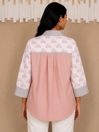 Patch double coloured Shirt