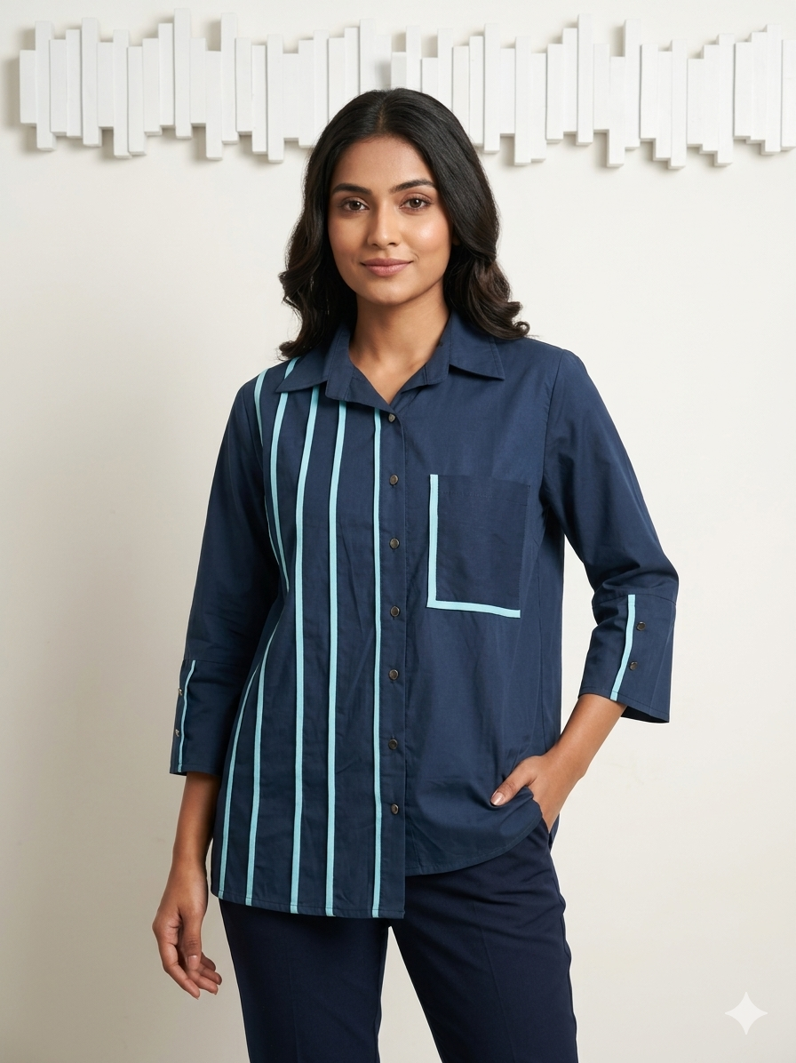Vartical Line Shirt