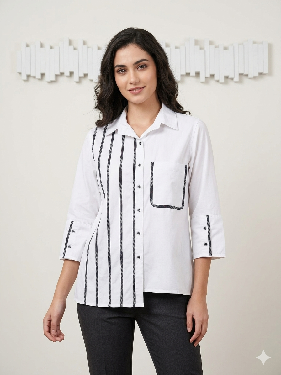 Vartical Line Shirt