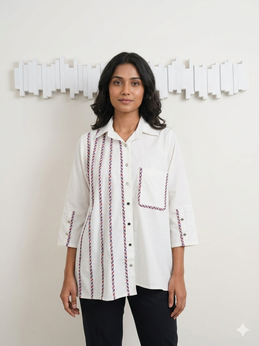 Vartical Line Shirt