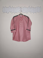 Ribbon sleeve shirt