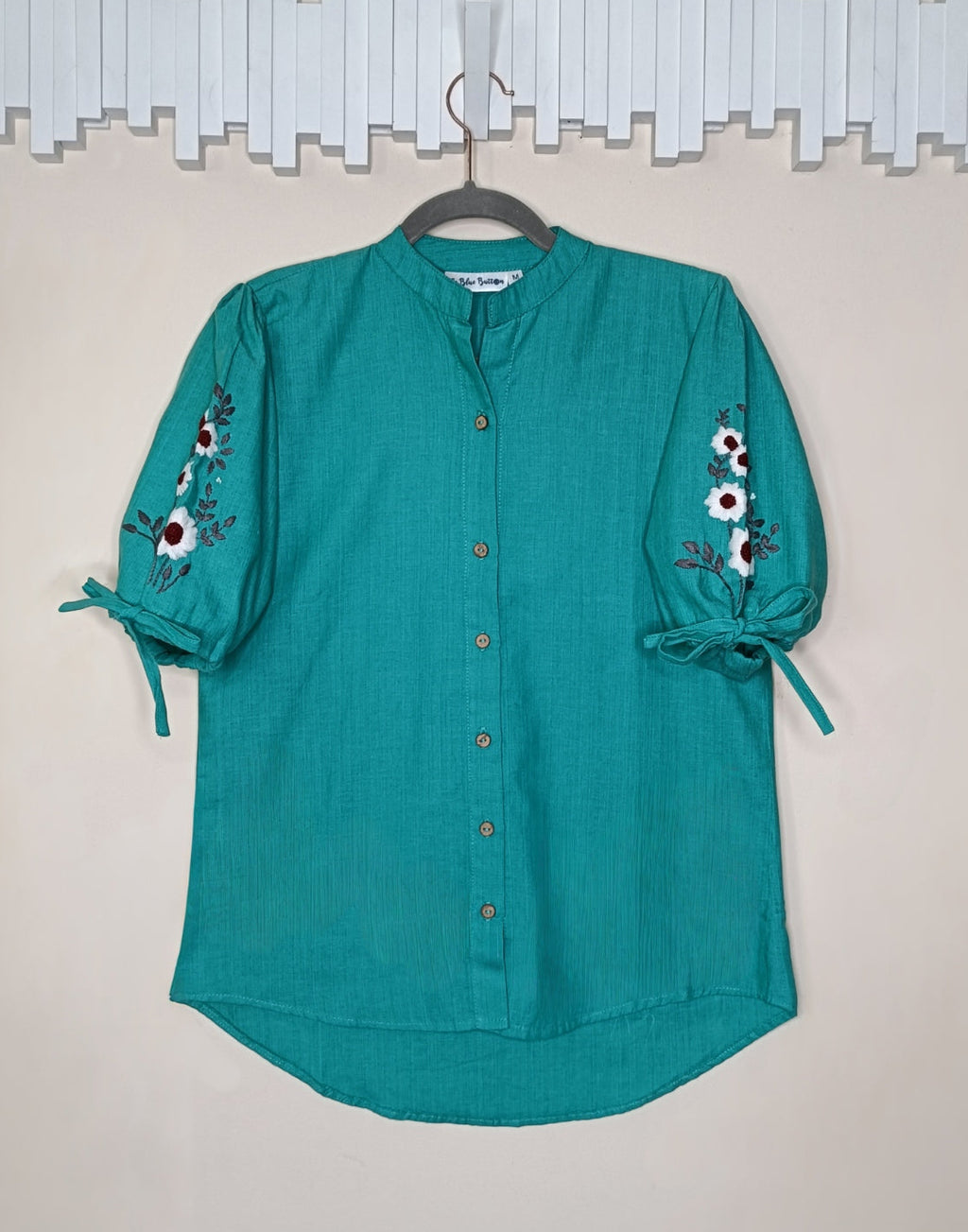 Hand Embroidery on sleeve