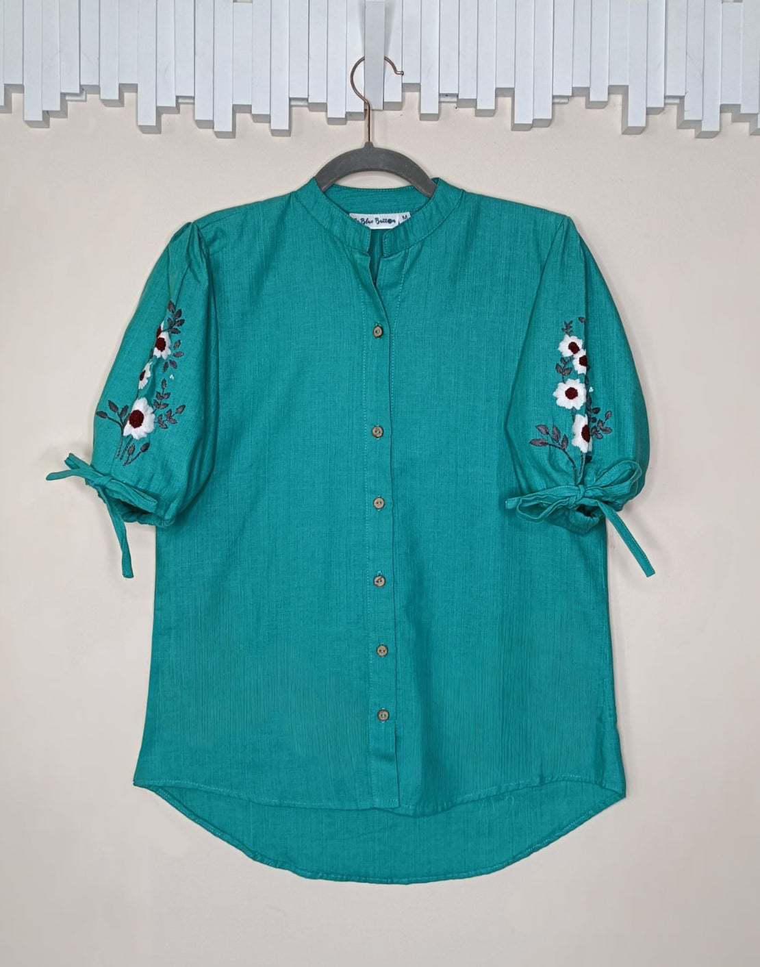 Hand Embroidery on sleeve