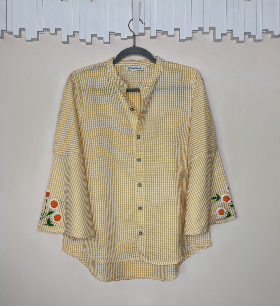 Hand Embroidery on sleeve