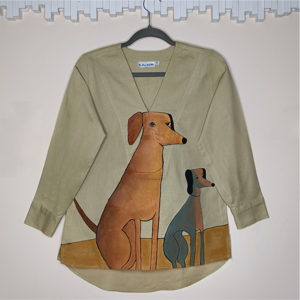 Dog Painted TOP
