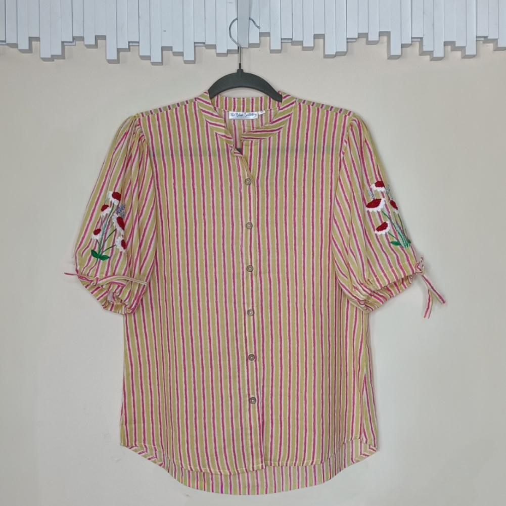 Hand Embroidery on sleeve